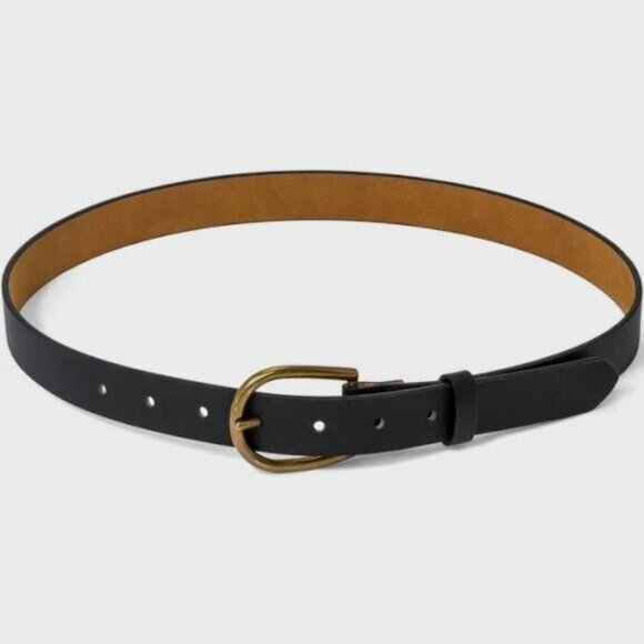Universal Thread Belt Black Leather Buckle Womens Plus Size 2XL - Picture 1 of 6